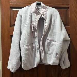 Free people hit the slopes fleece jacket